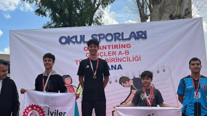 ALİAĞALI GENÇ SPORCU TÜRKİYE ORYANTİRİNG ŞAMPİYONU OLDU-Haber-Manset